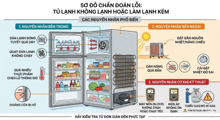 Bảng giá dịch vụ sửa tủ lạnh tại HCM