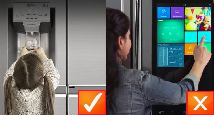 Kích hoạt chế độ khóa an toàn nếu có trẻ nhỏ.