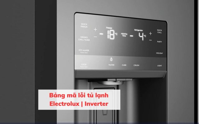 Màn hình báo lỗi.
