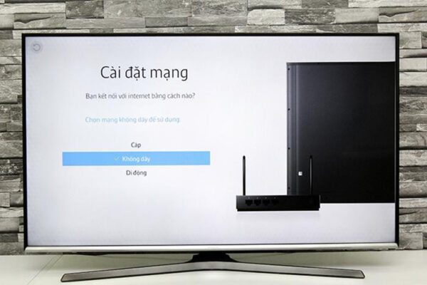 Tivi mất kết nối internet.