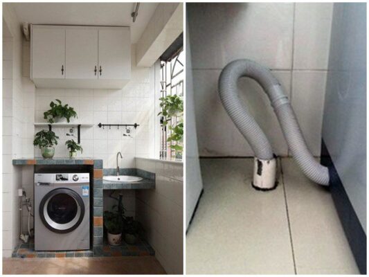 Thông tắc đường ống xả.