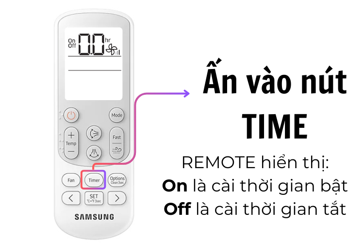 Cách hủy hẹn giờ điều hòa Samsung.