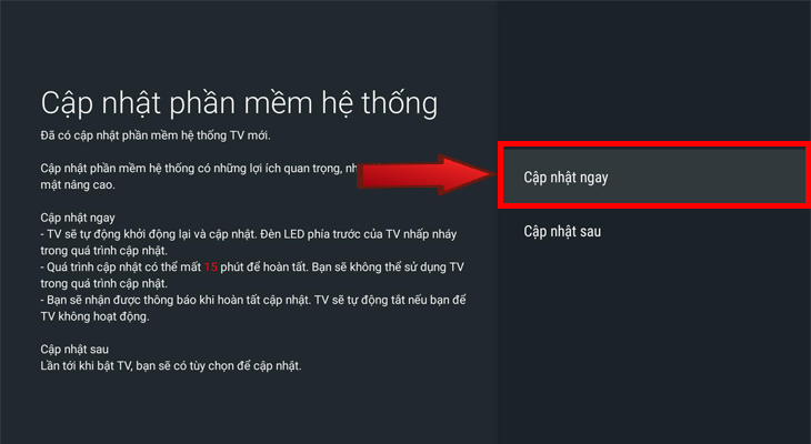 Cập nhật phần mềm, firmware.