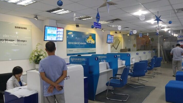 Quy trình làm việc tại trung tâm bảo hành Samsung Biên Hòa