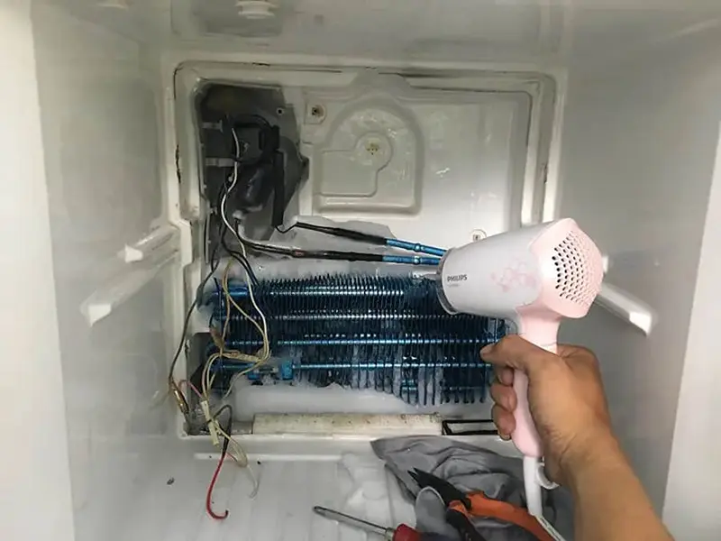 Quy trình chuyên nghiệp khi sửa tủ lạnh LG tại Hà Nội.