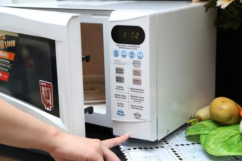 Những lỗi thường gặp ở lò vi sóng.
