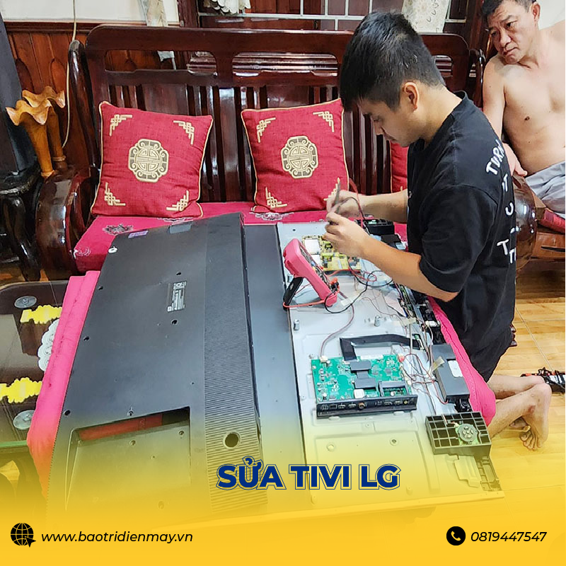 Thay màn hình tivi