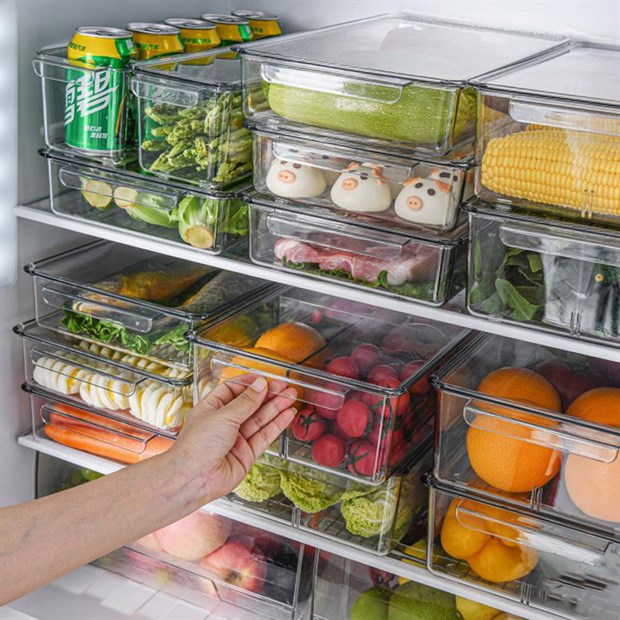 Cách bảo quản tủ lạnh hiệu quả trong việc sắp xếp thực phẩm.