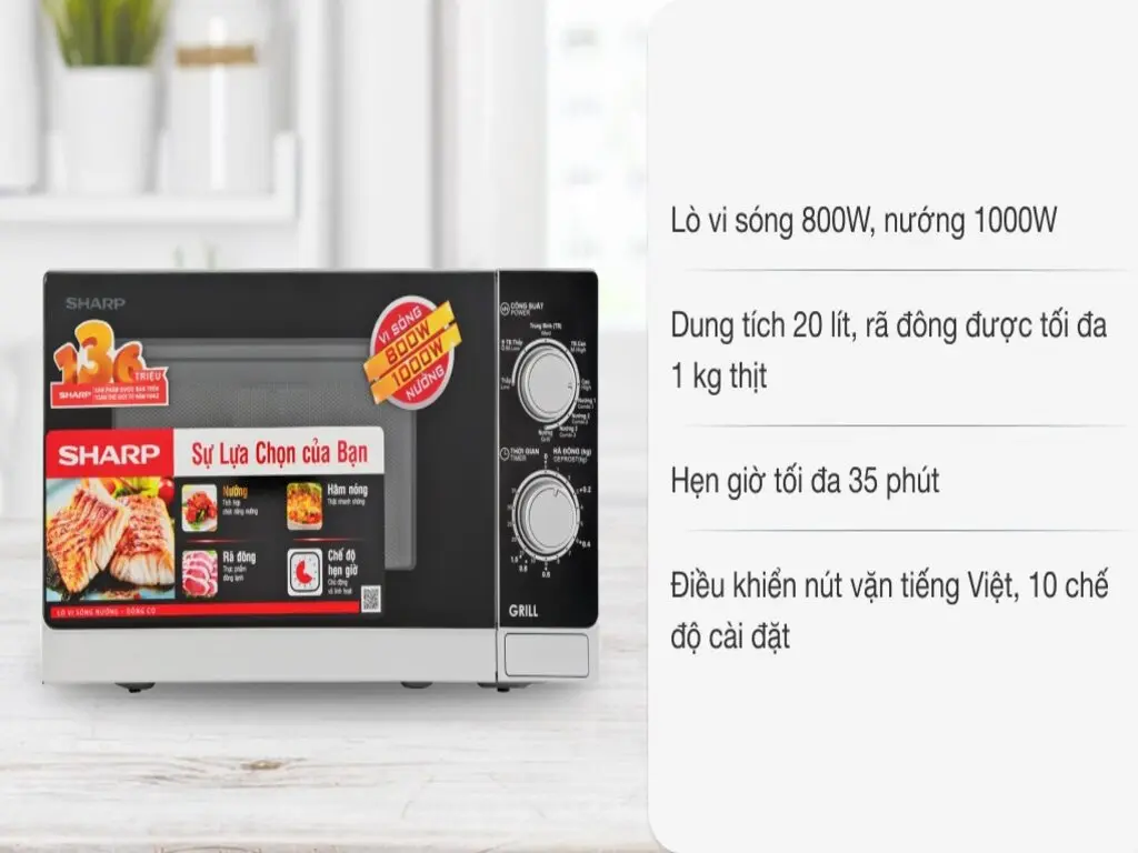Kinh nghiệm chọn lò vi sóng nấu nhanh.