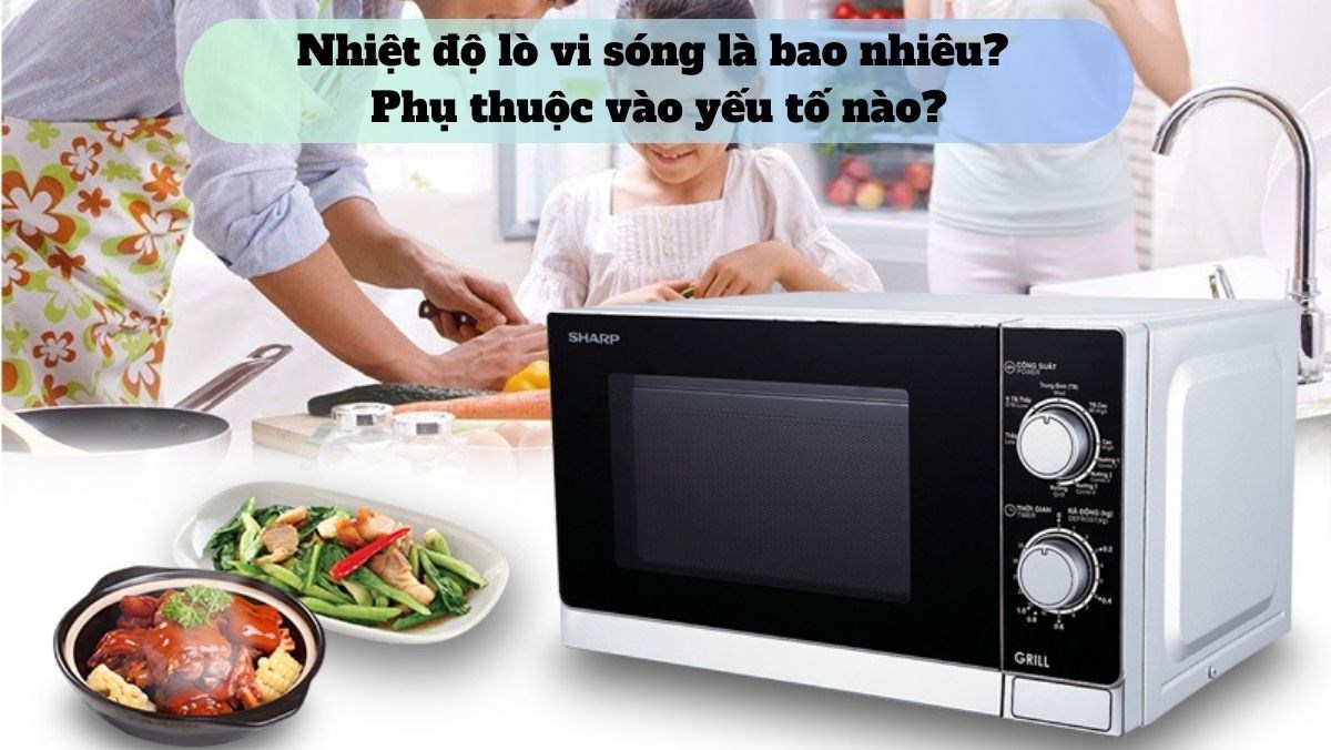Các yếu tố ảnh hưởng đến tốc độ nấu của lò vi sóng.