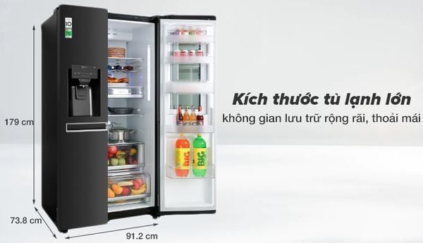 Đặc điểm nổi bật của dòng LG Side by Side.
