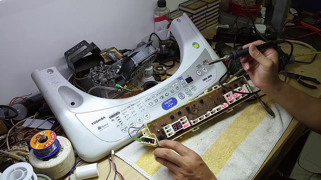 Bo mạch điều khiển gặp lỗi.