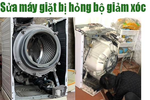 Bộ giảm xóc hoặc lò xo bị mòn.
