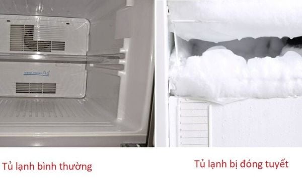 Tại sao tủ lạnh LG bị đóng tuyết?