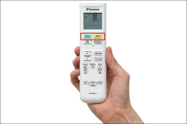 Cách sử dụng điều khiển Daikin để chọn chế độ làm việc (MODE)