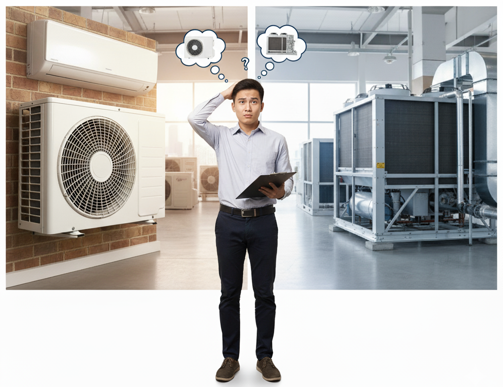 Nên chọn máy lạnh dân dụng hay công nghiệp?