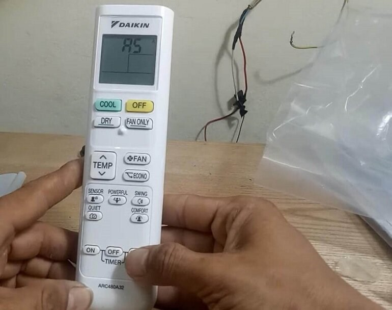 Cách nhận biết khi điều hoà Daikin báo lỗi A5.