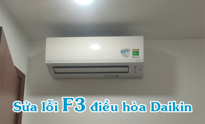 Cách phòng ngừa máy lạnh Daikin báo lỗi F3.