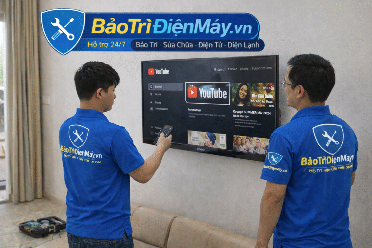 Dịch vụ sửa tivi sony tại nhà