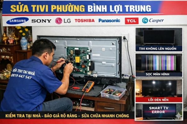 Sửa tivi phường bình lợi trung
