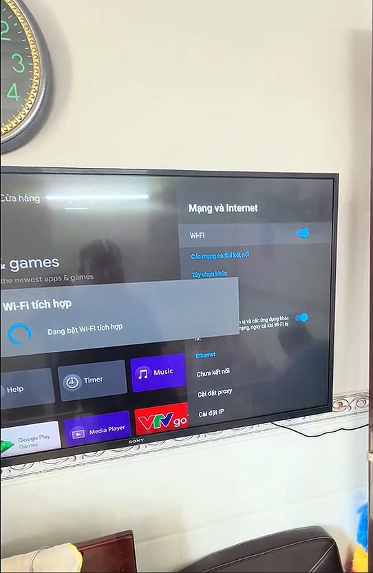 Sửa tivi sony bị sọc màn hình hcm